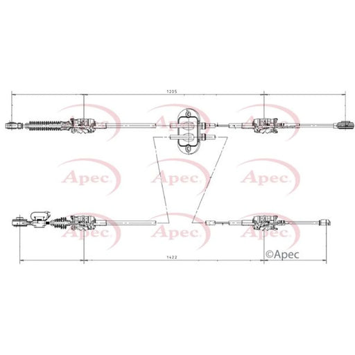 Apec Manual Transmission Cable Pull CAB7005