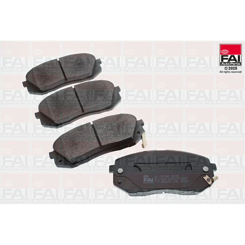 FAI Front Brake Pad Set fits Hyundai IX35 2013-2015 2.0
