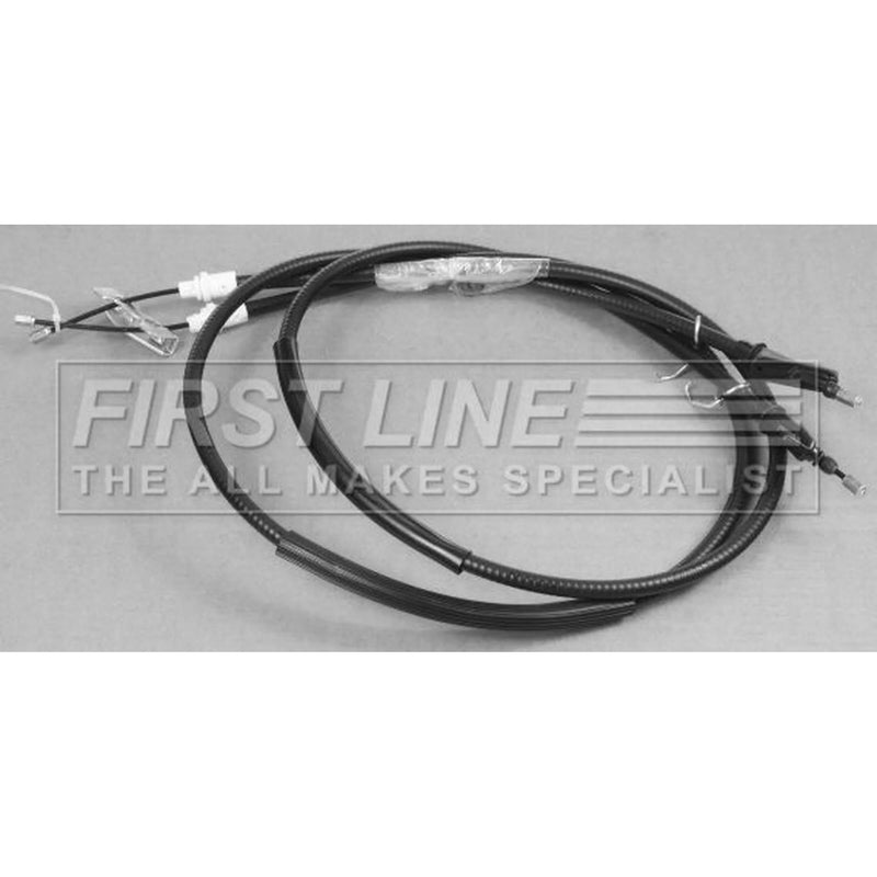 First Line Handbrake Cable Centre fits Ford Focus II 2004-2012 1.4 1.6 1.8