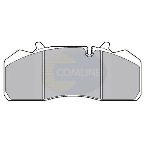 Comline Front Brake Pad Set fits Daf Lf 55 2001 on 55.170 55.180 55.220 55.250