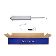 Hella End Silencer Rear fits Opel Kadett E 1984-1991 1.2 1.3 1.4 1.7