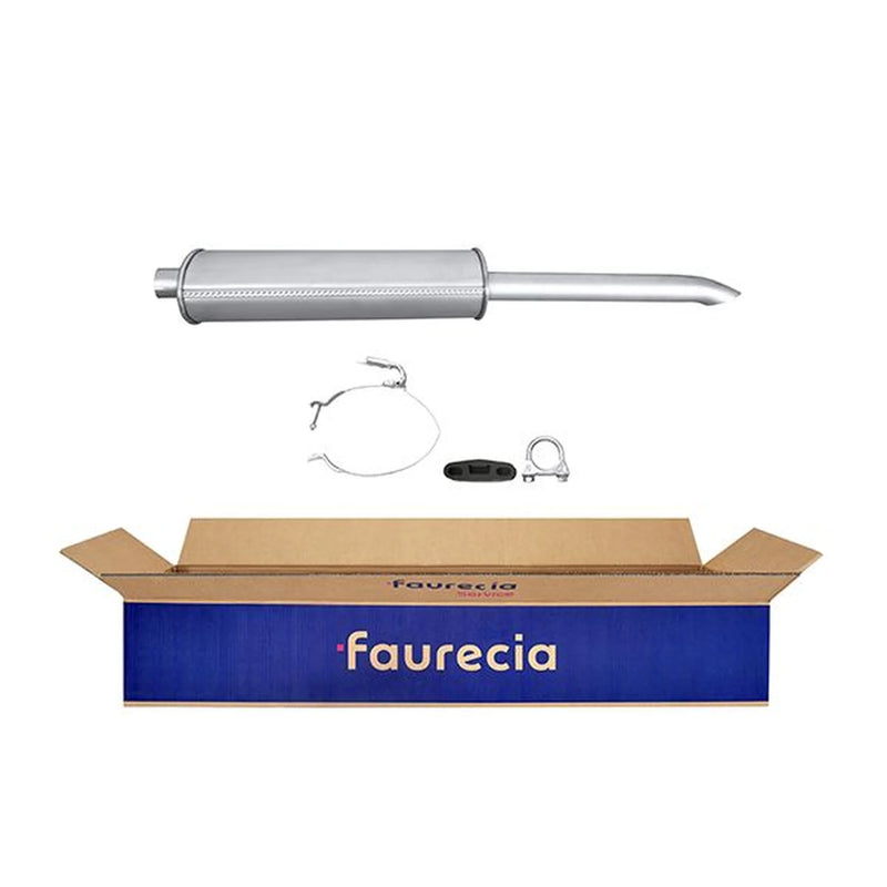 Hella End Silencer Rear fits Opel Kadett E 1984-1991 1.2 1.3 1.4 1.7