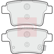Apec Rear Brake Pad Set fits Proton Gen 2 2004-2009 1.3 1.6