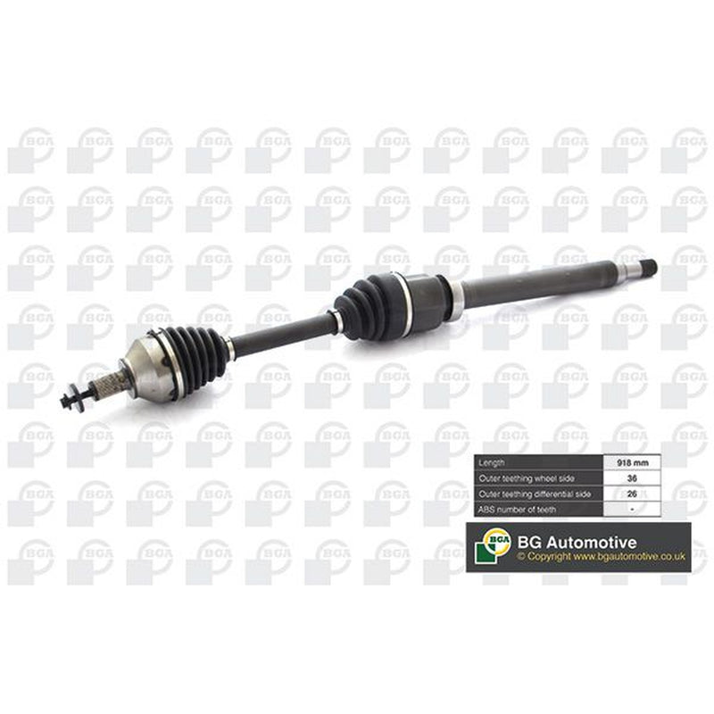 BGA CV Drive Shaft Driveshaft Front Right fits Ford C-Max 2007-2010 2.0