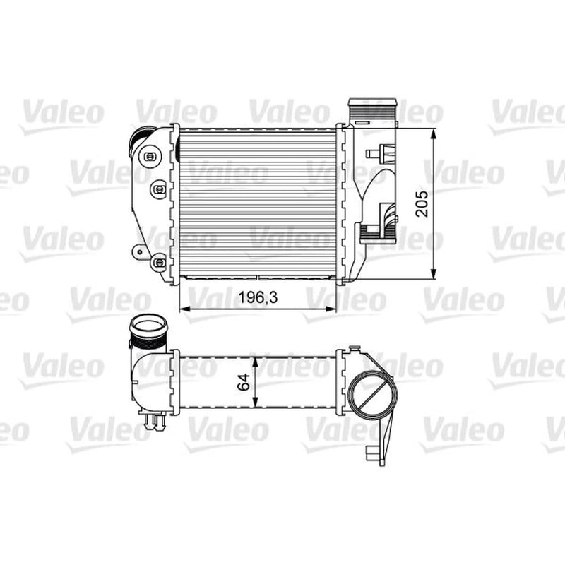 Valeo Intercooler (Charge Air Cooler) 818610