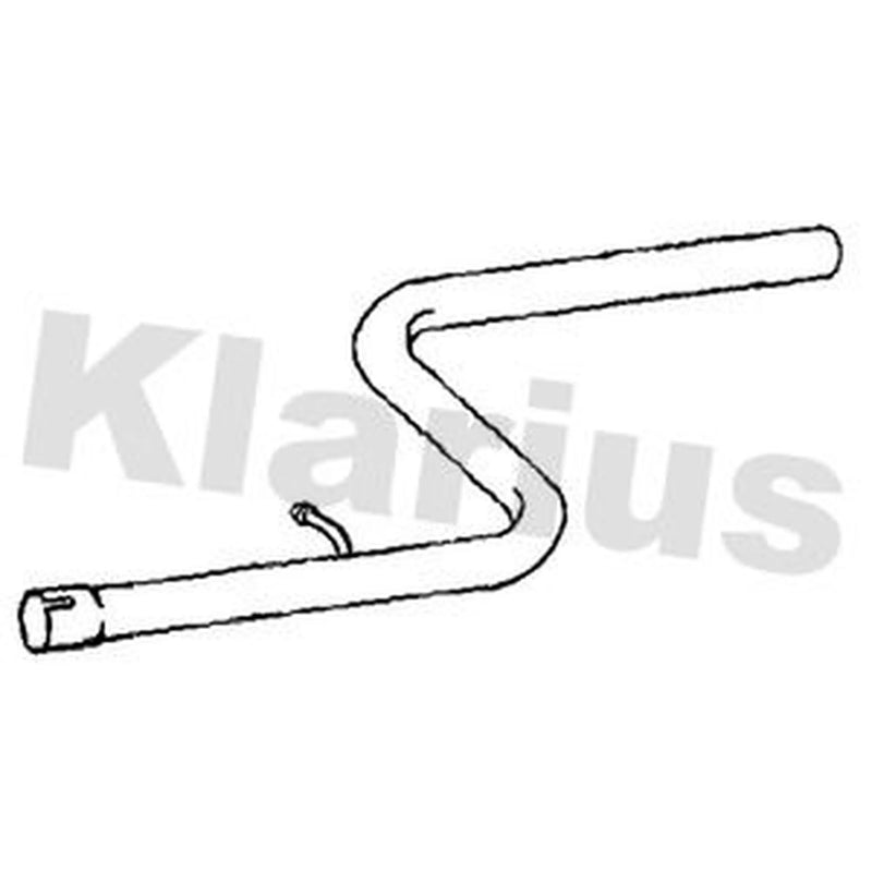Klarius Exhaust Pipe OD fits Fiat Doblo Cargo 2010-2023 1.6