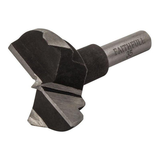 Faithfull HCS Hinge Boring Bit 35mm x 60mm Faithfull - NN4 Online