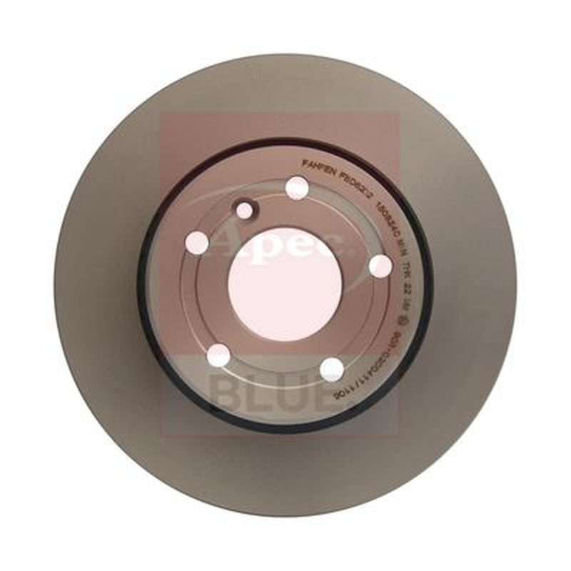Apec 2 x Vented Brake Discs fits Land Rover Discovery 1998-2004 2.5 4.0