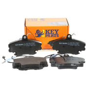 Key Parts 4 x Front Brake Pad Set fits Dacia Logan 2004-2012 1.2 1.4 1.5 1.6
