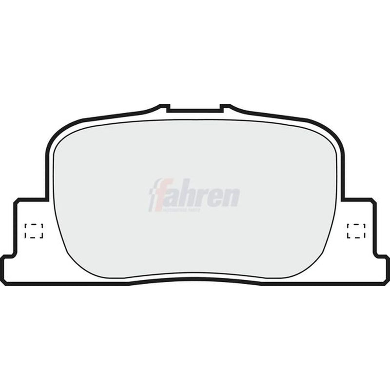 Fahren Rear Brake Pad Set FBP3541