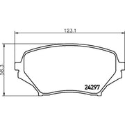 Mintex Front & Rear Brake Discs & Pads fits Mazda MX-5 2005-2016 1.8 2.0