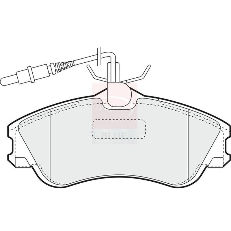 Apec Front & Rear Brake Discs & Pads fits Citroën Xsara 1999-2005 2.0