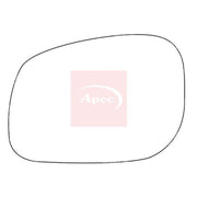 Apec Exterior Wing Mirror Glass Left fits Land Rover Freelander I 1998-2006