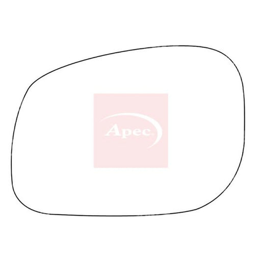 Apec Exterior Wing Mirror Glass Left AMS2693