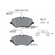 Textar Front Brake Pad Set 2413301