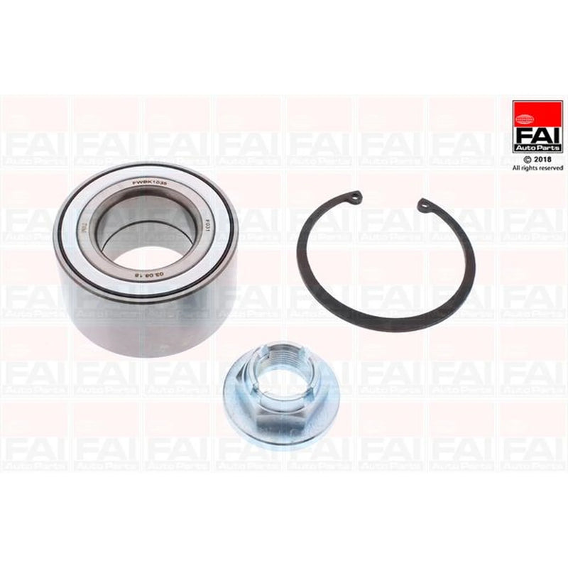 FAI Wheel Bearing Kit 74mm fits Ford Tourneo Connect 2002-2013 1.8