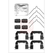 Apec Brake Pad Accessory Fitting Kit Front fits Hyundai Santa Fé III 2012-2018