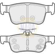 NAPA Rear Brake Pad Set fits Honda Civic X 2016-2022 1.0 1.5 1.6 2.0