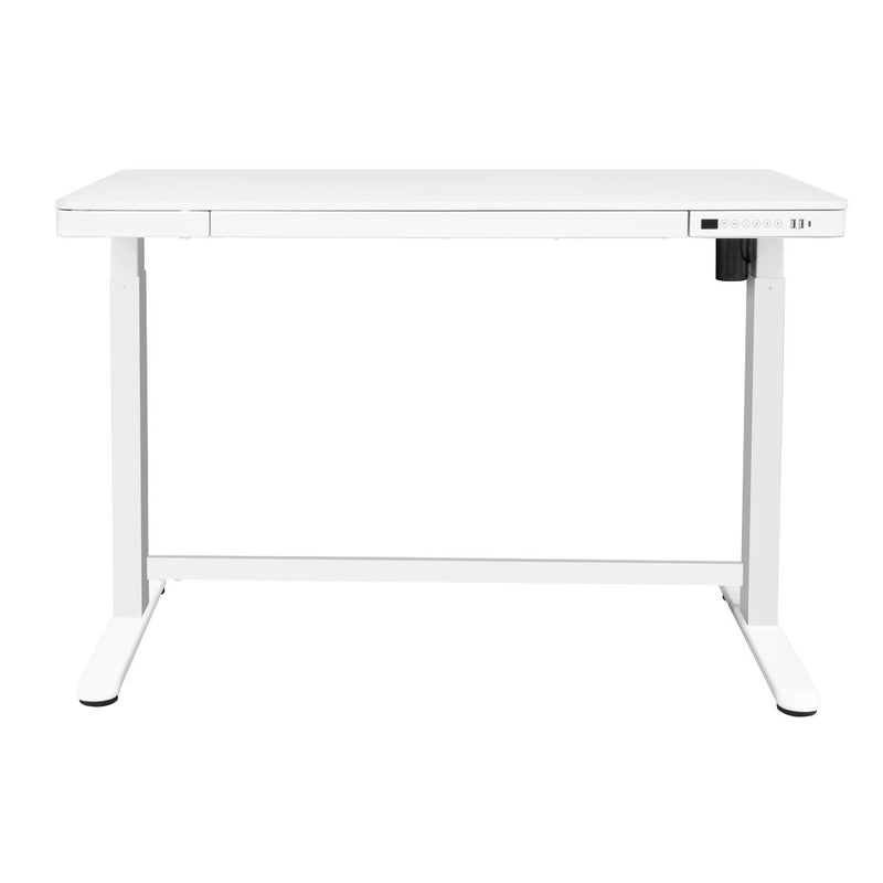 Dellonda Single Motor Ultra-Quiet Electric Desk with Control Panel USB Port Dellonda - Dynamic Drive