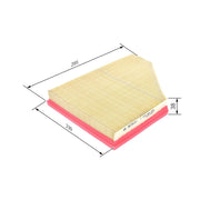 Bosch Engine Air Filter Left fits BMW X5 2006-2010 4.8