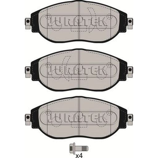 Juratek Front Brake Pad Set fits Audi Q3 2018-2021