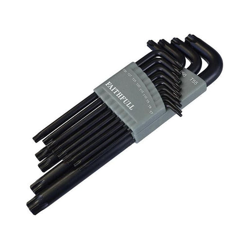 Faithfull Star Long Arm Key Set of 13 (TX7-TX55) Faithfull - Dynamic Drive