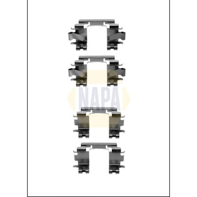 NAPA Brake Pad Accessory Fitting Kit Front fits Honda Civic 1991-1996