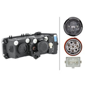 Hella Headlight Headlamp P21W Right fits Daf 75 Cf 2001 on