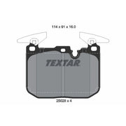 Textar Front Brake Pad Set 2502807