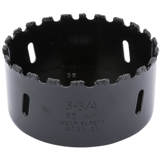 Draper Tungsten Carbide Grit Hole Saw, 95mm 34965 Draper - Dynamic Drive