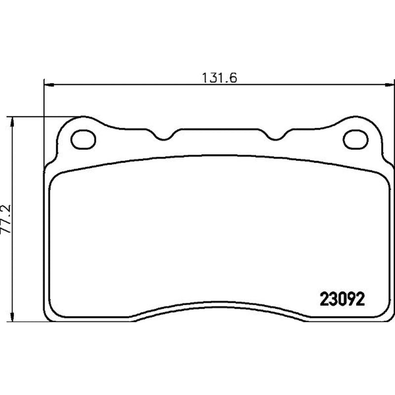 Mintex Front & Rear Pads fits Renault Megane III 2008-2016 2.0