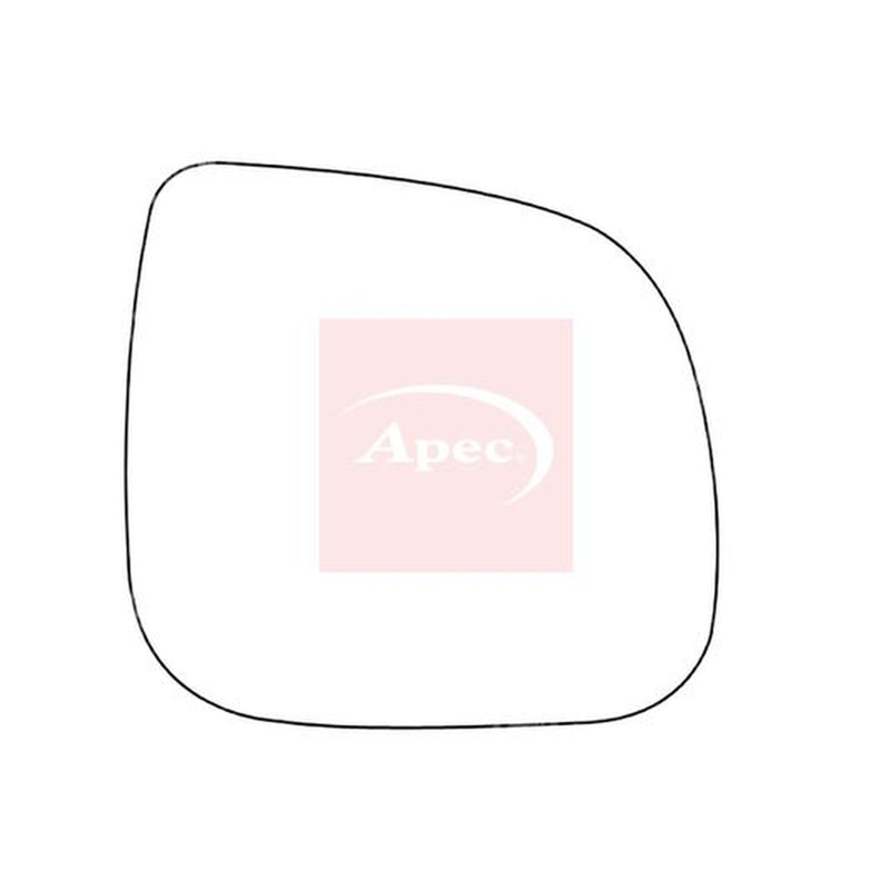 Apec Exterior Wing Mirror Glass Right fits VW Amarok 2010-2022 2.0 3.0
