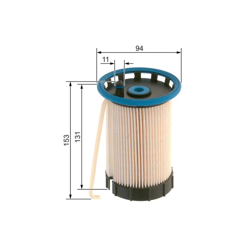 Bosch Fuel Filter Element fits Audi Q3 2011-2018 2.0