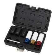 Draper Wheel Nut and Bolt Extractor Socket Set, 1/2" Sq. Dr. (7 Piece) - WNBSS - image 1