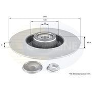 Comline Front & Rear Brake Discs & Pads fits Renault Clio III 2006-2014 2.0
