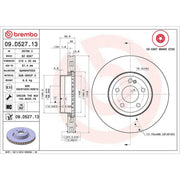 Brembo Front Steel Brake Disc Hub & Rear Steel Brake fits Mercedes-Benz C-Class
