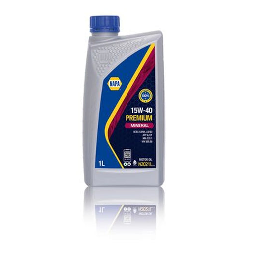 NAPA Engine Mineral Oil 1L A3/B4 CF 15W-40 fits Alfa Romeo 75 1985-1992 2.0