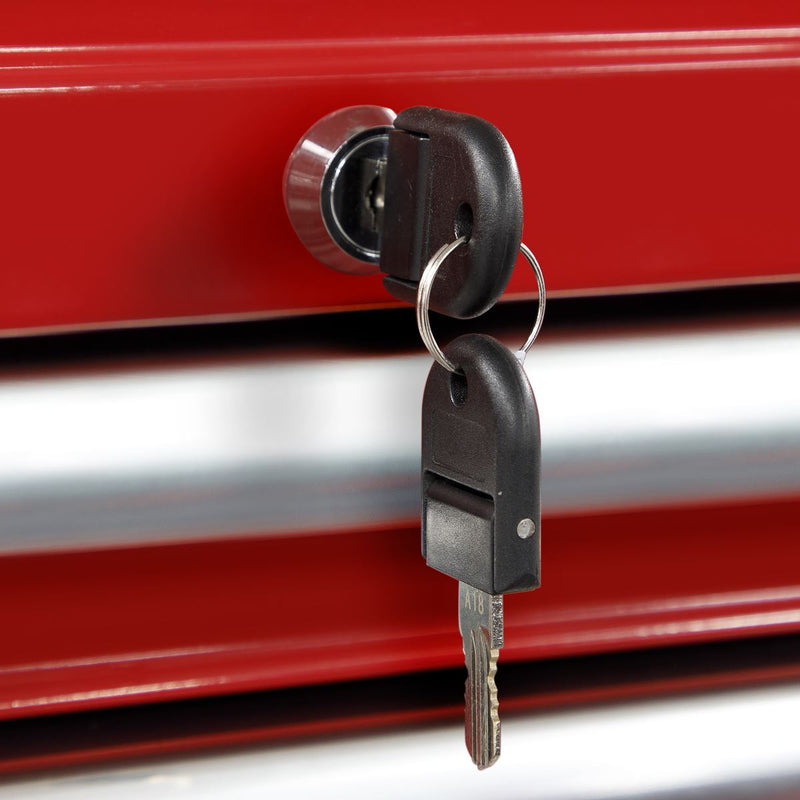 Sealey Mid-Box 3 Drawer with Ball-Bearing Slides Red AP33339 Sealey - Dynamic Drive