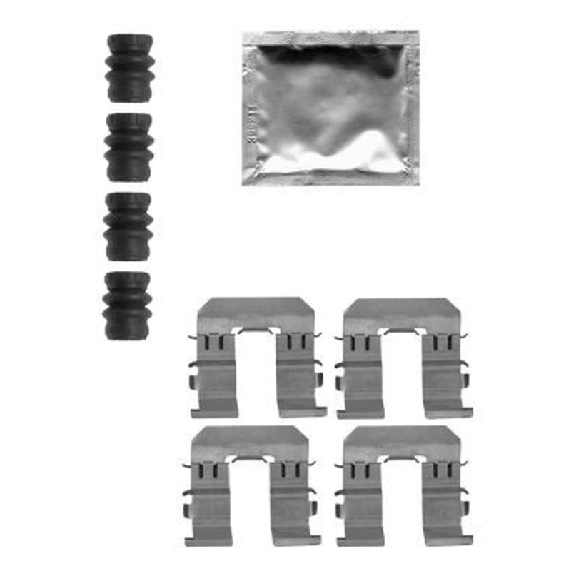 Mintex Brake Pad Accessory Fitting Kit Rear fits Subaru Brz 2012 on 2.0