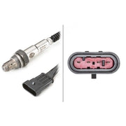 Hella O2 Lambda Oxygen Sensor before catalytic converter 6PA 358 066-141