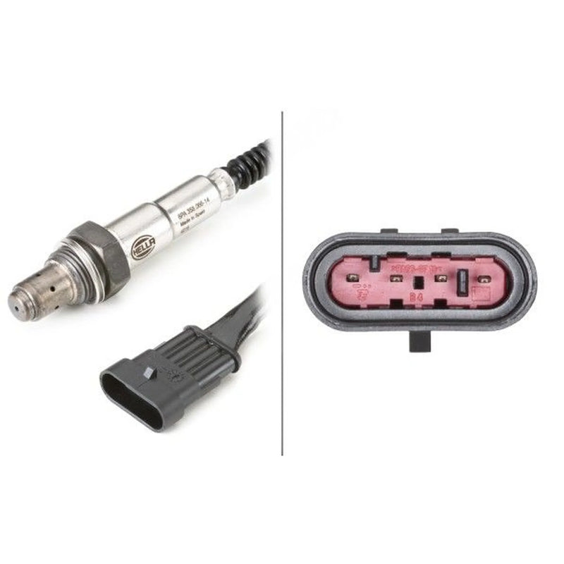 Hella O2 Lambda Oxygen Sensor before catalytic converter fits Abarth 500 2008 on