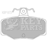 Key Parts Front & Rear Pads fits Nissan Almera Tino 2000-2006 1.8 2.0 2.2