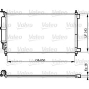 Valeo Air Conditioning Condenser 814221
