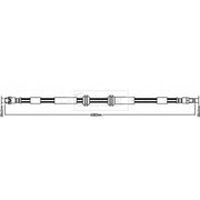 Borg & Beck Brake Hydraulic Hose Line Front Right BBH8652