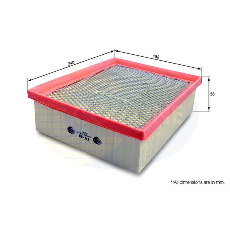 Comline Engine Air Filter fits Daihatsu Materia 2006 on 1.5