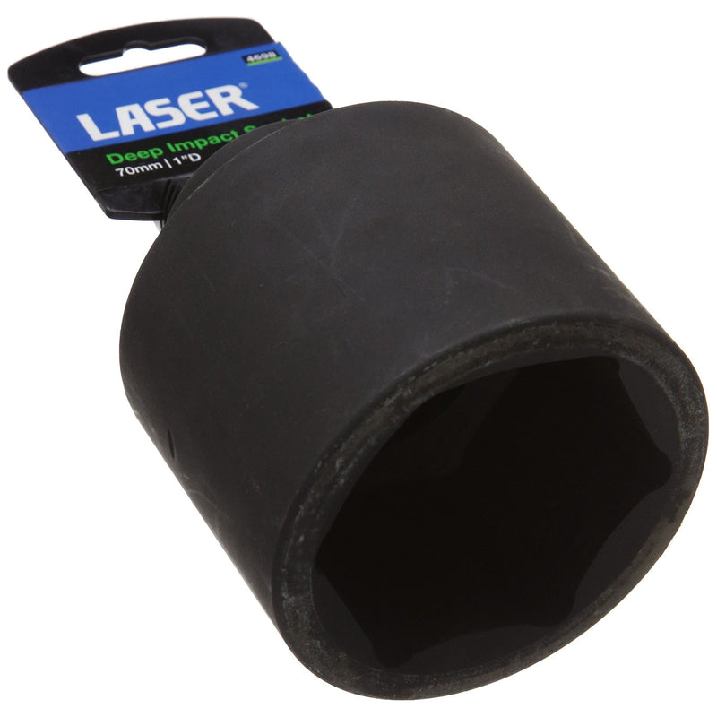 Laser Deep Impact Socket 1"D 70mm 4698 Laser - Dynamic Drive