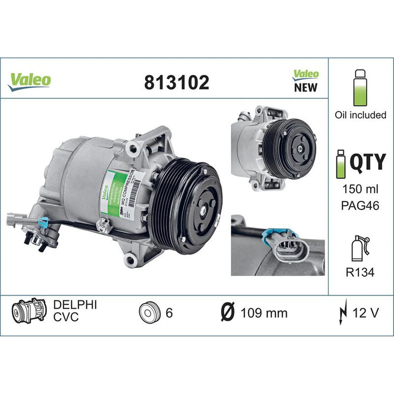 Valeo Air Conditioning Compressor 813102