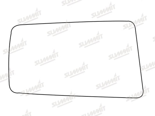 Summit Stick-On Standard Mirror Glass fits Daihatsu Charade RHS Summit - Bars 4 Cars
