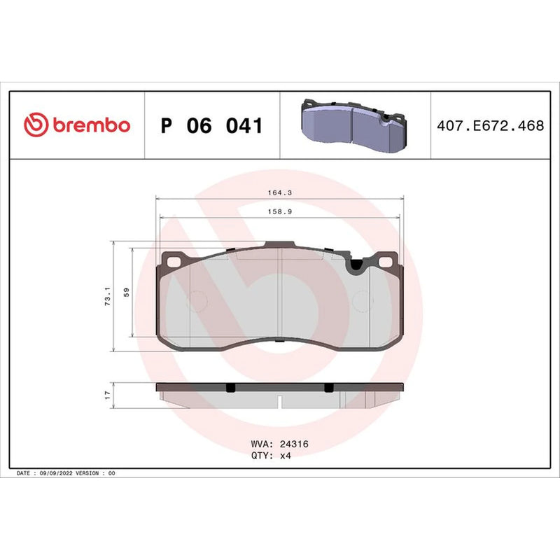 Brembo Front Brake Internally Vented Discs & Pads fits Mini Mini 2011-2013