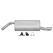 Hella End Silencer Rear fits Peugeot 207 2006-2013 1.6